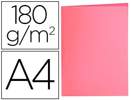 Liderpapel Subcarpeta liderpapel a4 rosa pastel 180g/m2