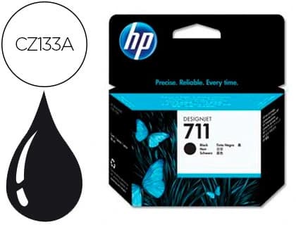 Hp Ink-jet hp n. 711 designjet t120 / t520 negro 80 ml