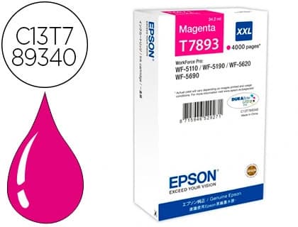 Epson Ink-jet epson t7893xxl wf-5110 / 5190 / 5620 / 5690 magenta alta capacidad