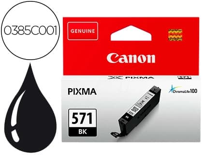 Canon Ink-jet canon cli-571 pixma mg6852 / ts6050 / ts8050 negro