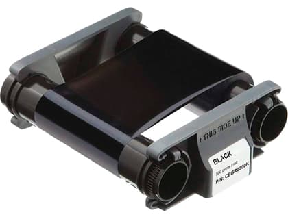 Badgy Cinta para impresora de tarjeta badgy negra para 500 impresiones