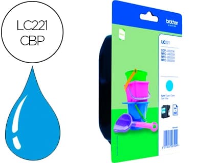 Brother Ink-jet brother lc221c dcp-j562dw / mfc-j480dw / 680dw / 880dw cian 260 paginas