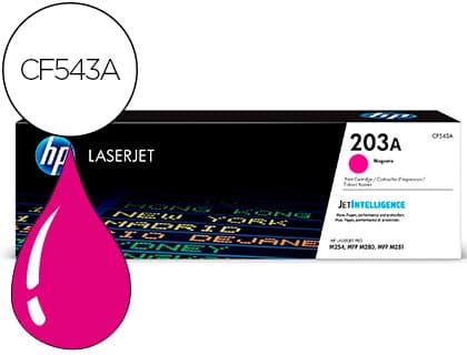 Hp Toner hp 203a laserjet pro m254 / mfp m280 / mfp m281 magenta 1300 paginas