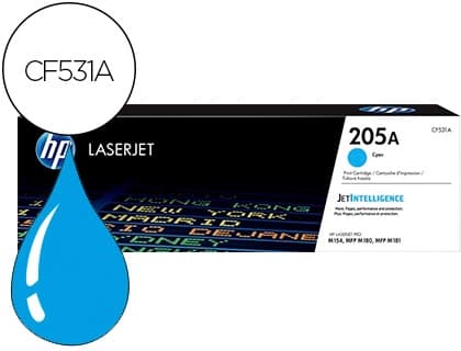 Hp Toner hp 205a laserjet m154a / 154nw / mfp m180n / 181fw cian 900 paginas