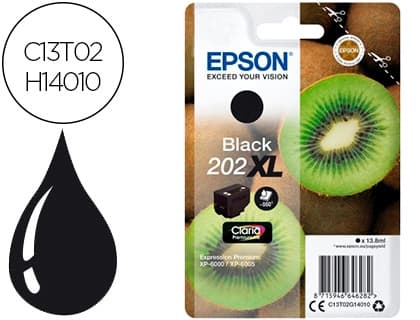 Epson Ink-jet epson 202 xl xp-6000 / xp-6005 / xp-6100 / xp-6105 photo negro 800 pag