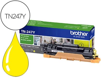 Brother Toner brother tn247y dcp-l3510cdw / hl-l3270cdw / mfc-l3710cw amarillo 2300 paginas