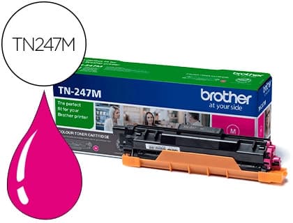 Brother Toner brother tn247m dcp-l3510cdw / hl-l3270cdw / mfc-l3710cw magenta 2300 paginas