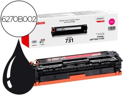Canon Toner canon 731 m i-sensys lbp7100cn / lbp7110cw / mf623cn / mf628cw / mf8230cn / mf8280cw magenta 1500 pag