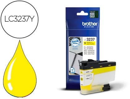 Brother Ink-jet brother lc3237 hl-j6000dw / hl-j6100dw / mfc-j5945dw / mfc-j6945dw / mfc-j6947dw 1500 pag amarillo