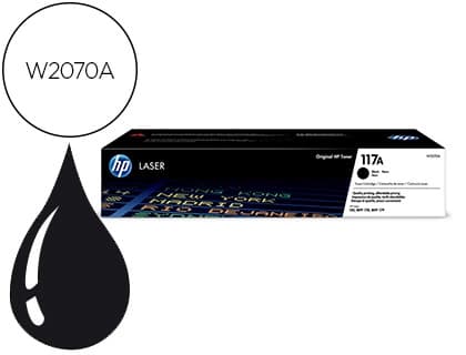 Hp Toner hp 117a laser color 150a / 150nw / 178nw / 178nwg / 179fnw negro 1000 paginas