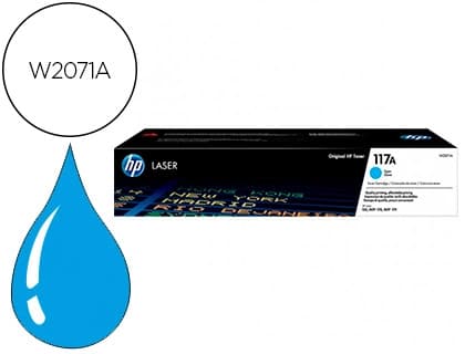 Hp Toner hp 117a laser color 150a / 150nw / 178nw / 178nwg / 179fnw cian 700 paginas