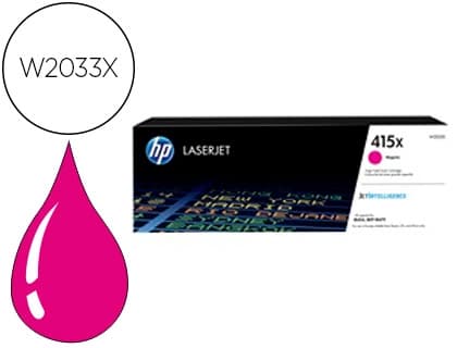 Hp Toner hp 415x laser color m454 / mfp m479 magenta 6000 paginas