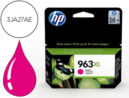 Hp Ink-jet hp 963 xl officejet pro 9010 / 9020 / 9022 / 9023 / 9025 magenta 1600 paginas
