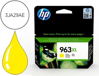 Hp Ink-jet hp 963 xl officejet pro 9010 / 9020 / 9022 / 9023 / 9025 amarillo 1600 paginas