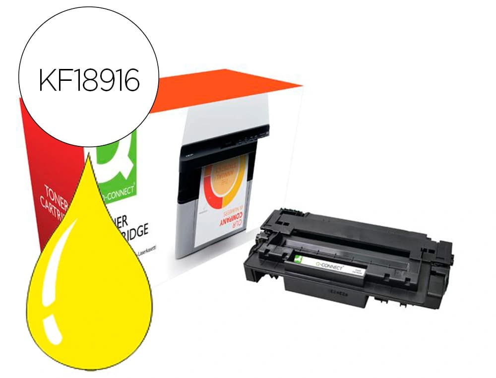 Q-connect Toner compatible q-connect canon lbp710y i-sensys lbp-710 / 712 amarillo 10000 paginas
