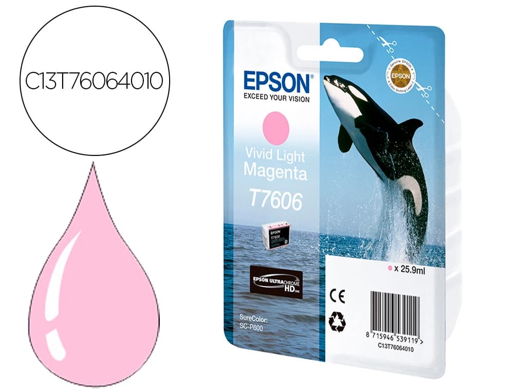 Epson Ink-jet epson surecolor sc-p600 magenta vivo claro