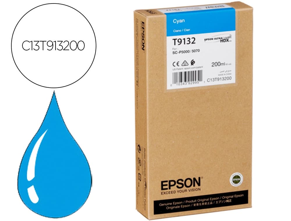 Epson Ink-jet epson t9132 cian ink 200ml