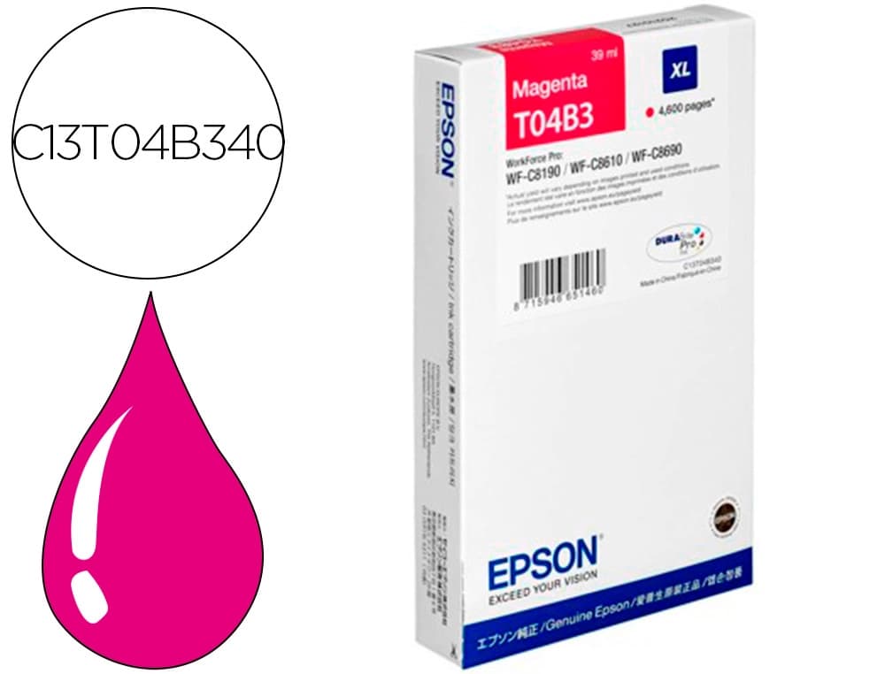 Epson Ink-jet epson wf-c81xx / wf-c86xx xl magenta