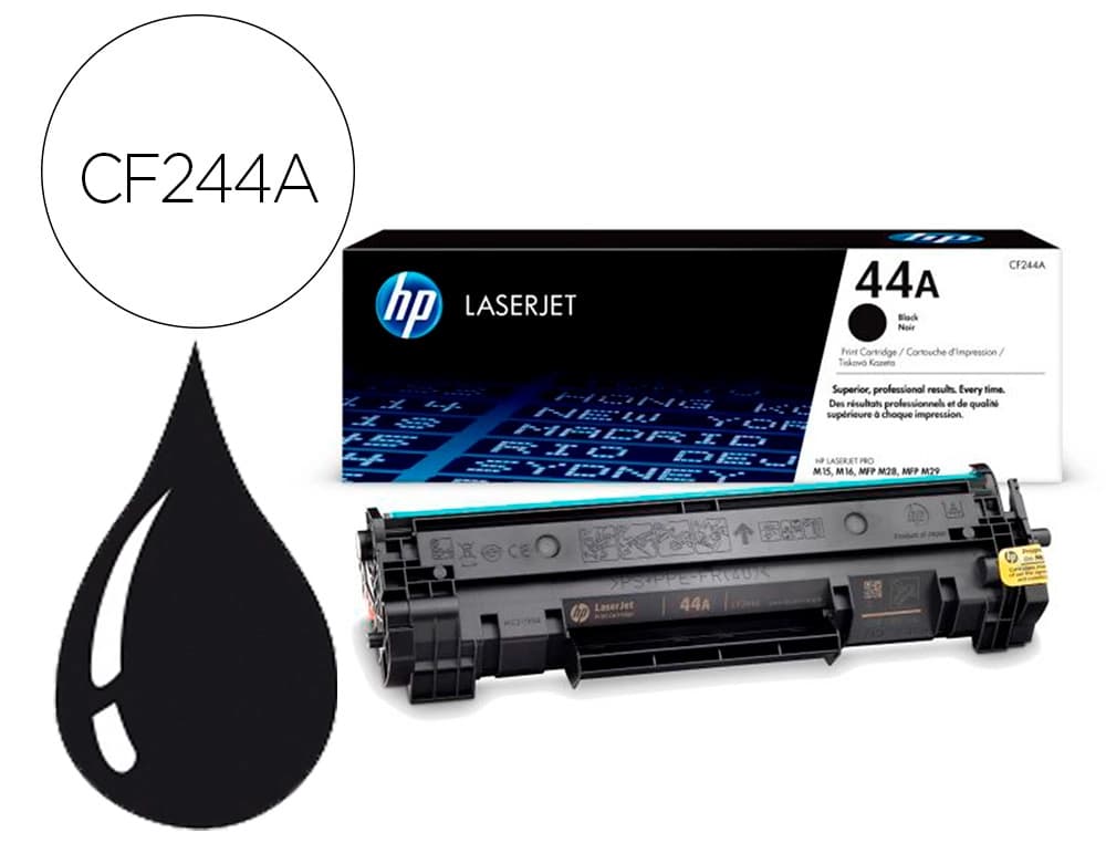 Hp Toner hp 44a laserjet pro m15a /m15w/mfp m28a/28w negro 1000 paginas