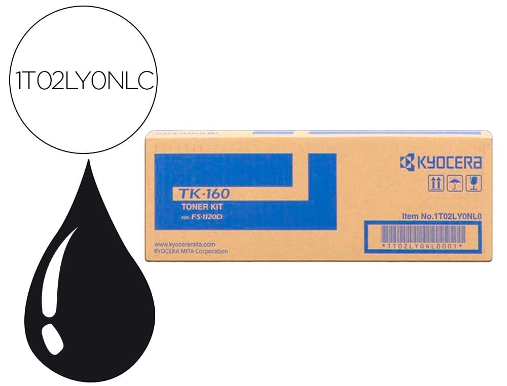 Kyocera Toner kyocera -mita fs-1120d / 1120dn negro tk-160