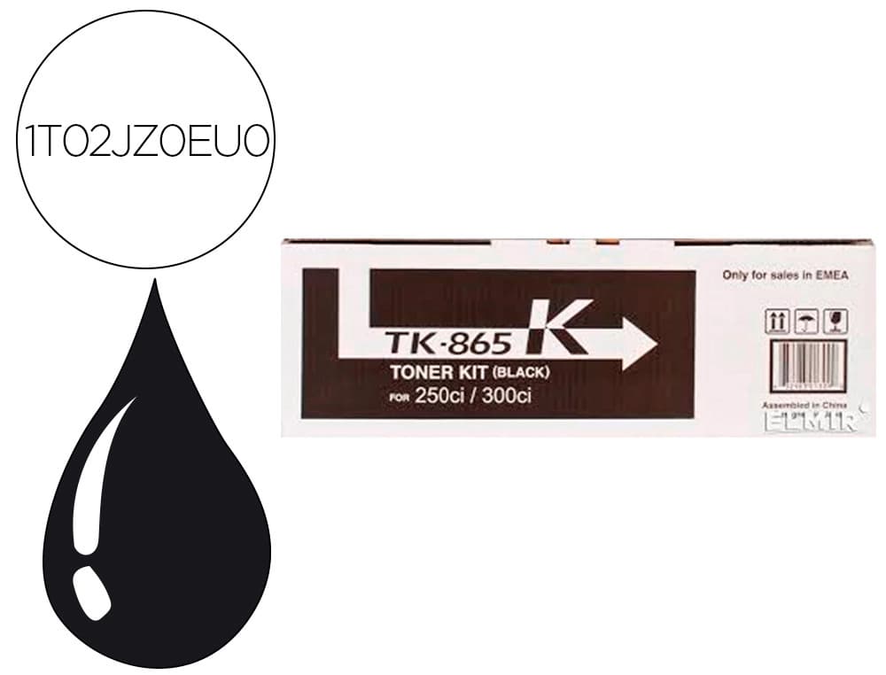 Kyocera Toner kyocera -mita taskalfa 250ci / 300ci tk865k mfp toner negro