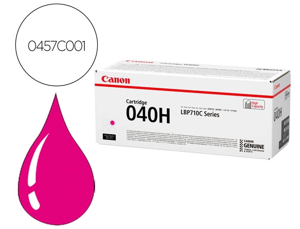 Canon Toner canon 040hm alta capacidad lbp710 lbp712 magenta