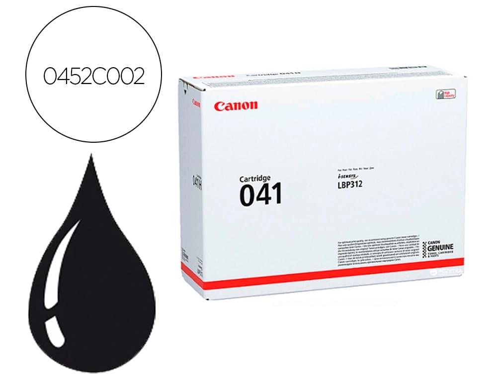 Canon Toner canon 041 crg041bk lbp312 lbp310 negro