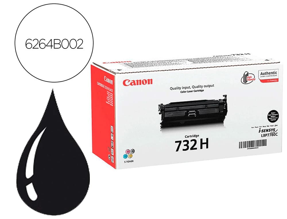 Canon Toner canon 732b hc lbp7780 negro