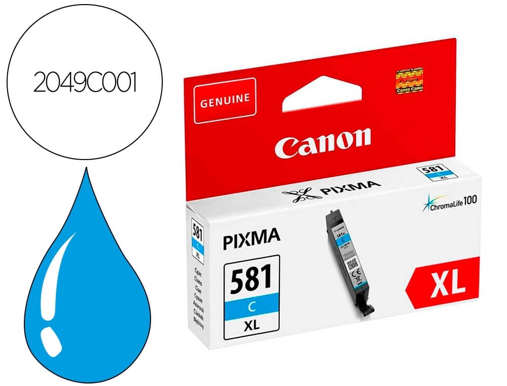 Canon Ink-jet canon pixma cli-581xl cian