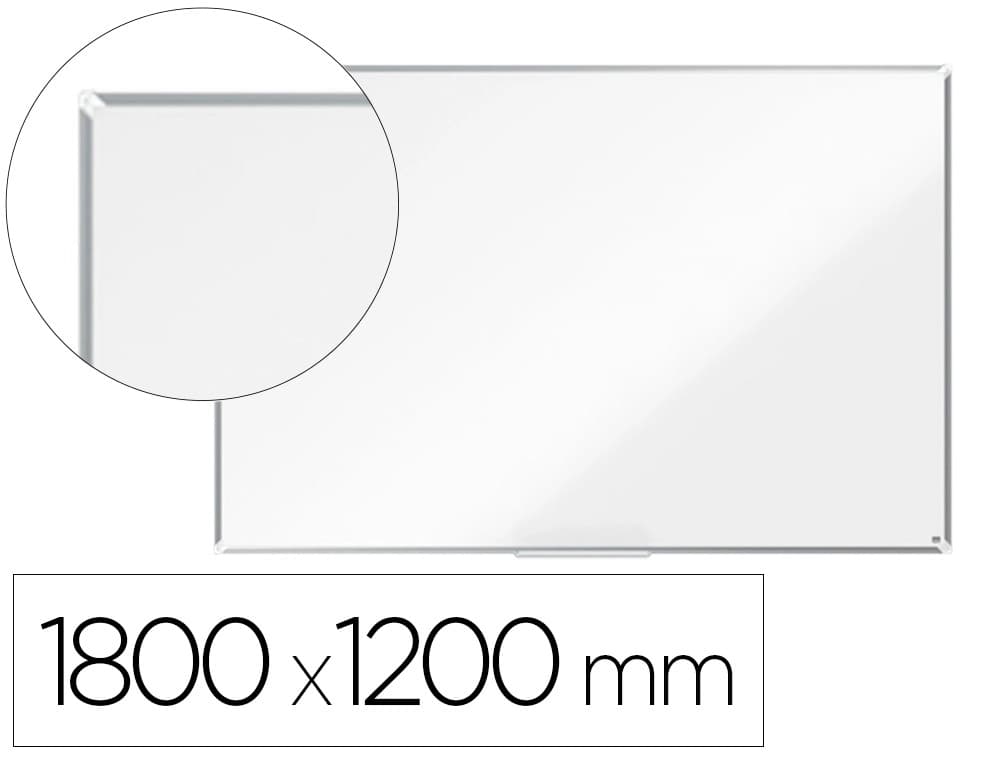 Nobo Pizarra blanca nobo premium plus melamina 1800x1200 mm