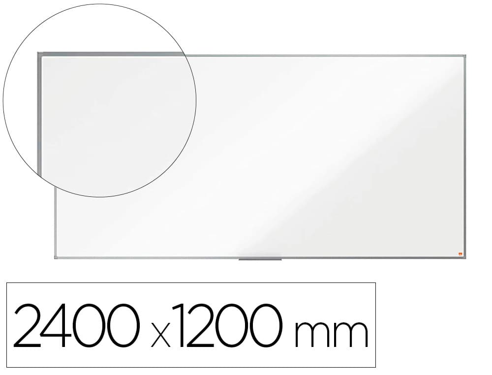 Nobo Pizarra blanca nobo premium plus melamina 240x120 cm