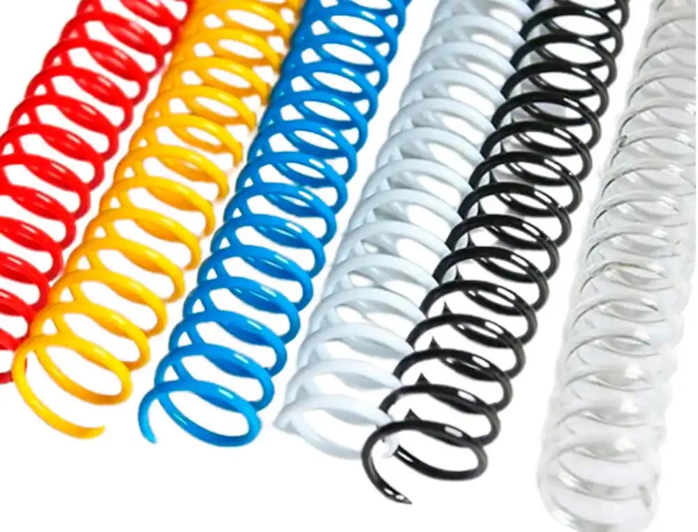 Yosan Espiral plastico yosan paso 64 nº6 colores surtidos caja de 100 unidades