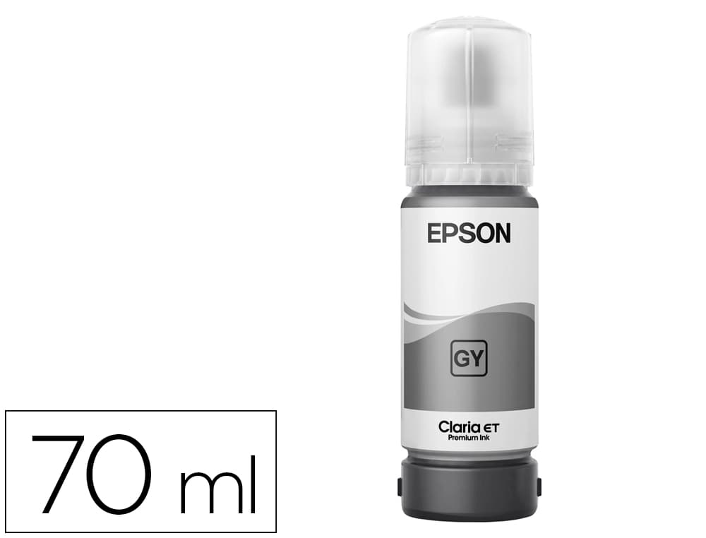 Epson Tinta epson t114 eco tank et-8500 / 8550 gris botella 70 ml
