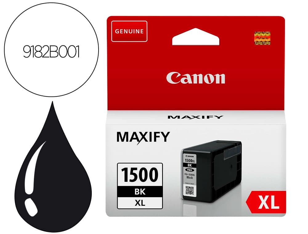 Canon Ink-jet canon pgi-1500xl mb2050 / mb2150 / mb2155 / mb2350 / mb2750 / mb2755 negro