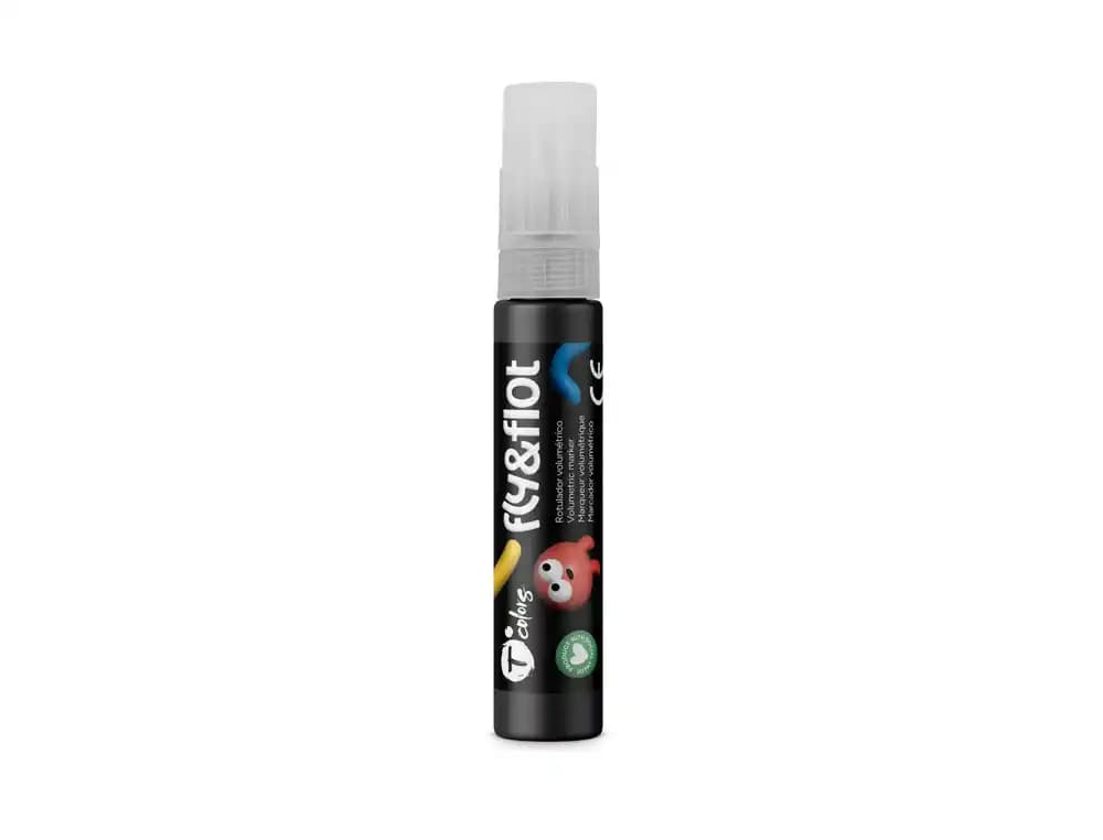 Tcolors Rotulador tcolors fly&flot efecto 3d volumetrico 25 ml color negro