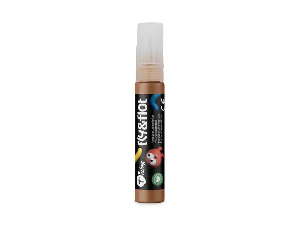 Tcolors Rotulador tcolors fly&flot efecto 3d volumetrico 25 ml color marron