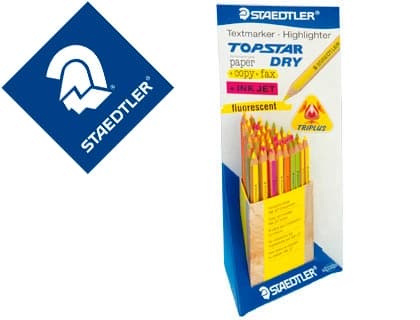 Staedtler Lapices fluorescente staedtler top star expositor de 48 unidades colores surtidos