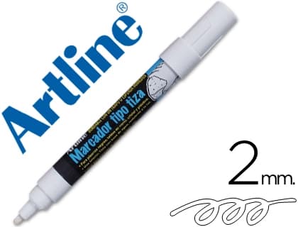Artline Rotulador artline pizarra verde negra epw-4-bl color blanco