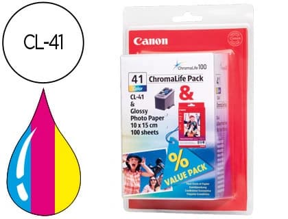 Canon Ink-jet canon ip1200 1300 1600 2200 mp150 160 170 450 460 jx200 500 tricolor cl-41