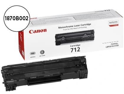 Canon Toner canon crg712 negro laser lbp3010/3100