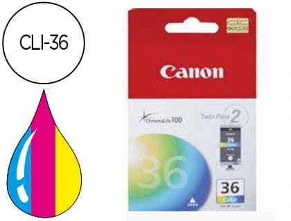 Canon Ink-jet canon cli-36 tricolor pixma mini 260 ip100