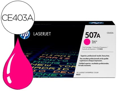 Hp Toner hp 507a laserjet m551/m570/pro 500 magenta 6000 pag