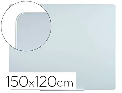 Bi-office Pizarra blanca bi-office cristal magnetica 150x120 cm