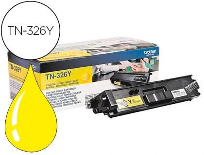 Brother Toner brother tn-326y hll8250cdn / hll8350cdw alta capacidad amarillo 3500 pag