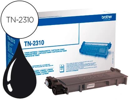 Brother Toner brother tn-2310 dcp-l2500d / hl-l2300d / mfc-l2700dw / mfc-l2720dw negro 1200 pag