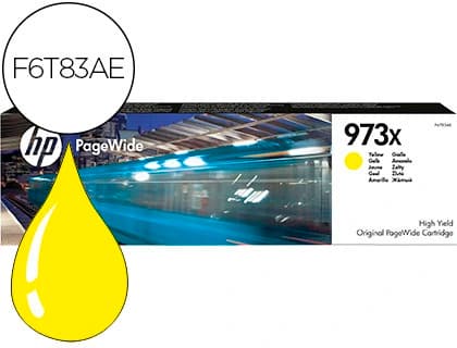 Hp Ink-jet hp jet 973x pagewide 452 / 477 / p55250 / p57750 amarillo 7000 paginas