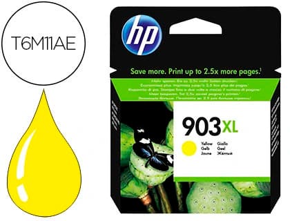 Hp Ink-jet hp jet 903xl officejet pro 6960 / 6970 / 6974 amarillo 825 paginas