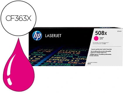 Hp Toner hp color laserjet entreprise m552 / m553 / m577 magenta 9500 paginas