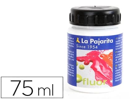 La pajarita Pintura acrilica la pajarita f-00 blanco fluorescente 75ml
