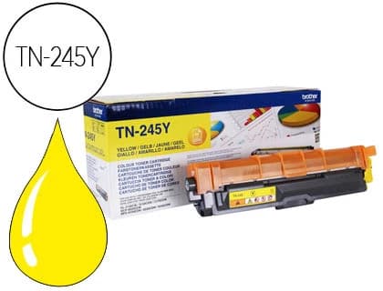 Brother Toner brother tn-245y 2200 pag hl3140cw/3150cdw/3170cdw dcp9020cdw/mfc9140cdn 9330cdw/9340cdw amarillo